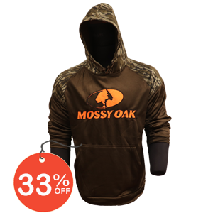 mossy-oak-poly fleece hoodie